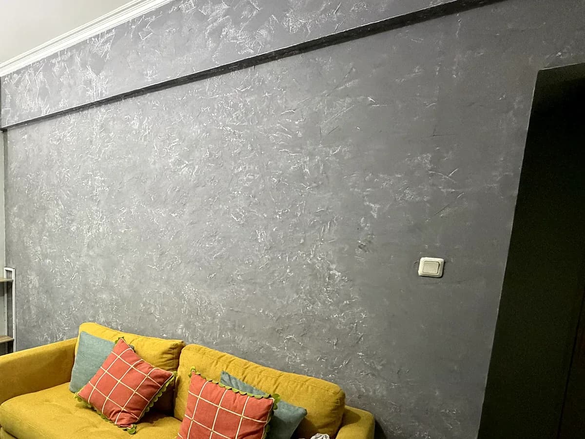 Stone Stucco — Tekstur batu abu-abu — natural & berkarakter