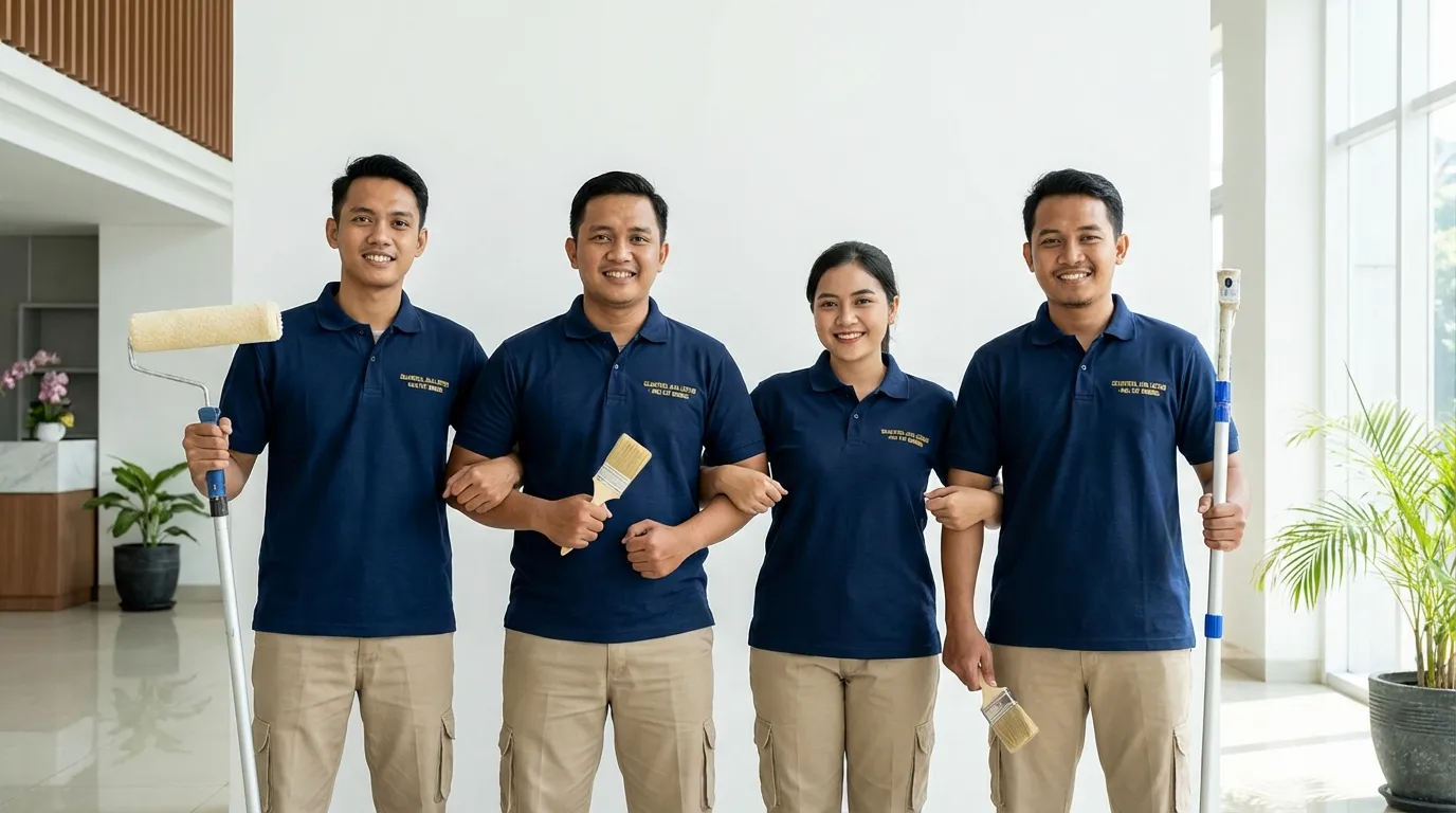 Tim tukang cat profesional FixDinding Tangerang